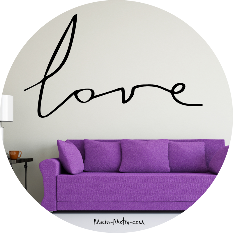 Preview: Wandtattoo 46206 Love Schriftzug